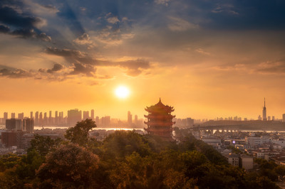 黃鶴樓是武漢的一張名片曾院平攝影